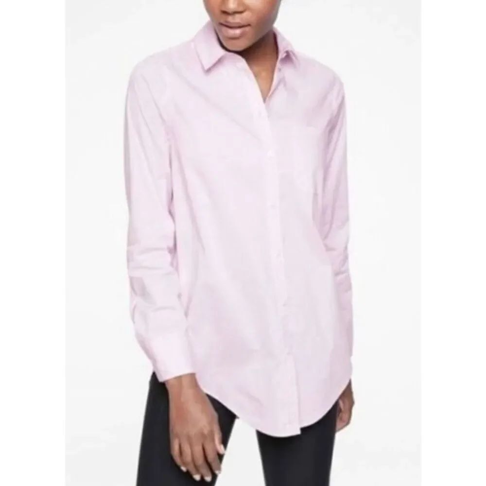 Athleta Long and Lean Passage shirt simply lilac size medium excellent condition